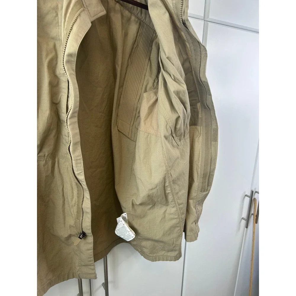 5.11 Tactical Rapid Assault Shirt Khaki Tan Ripstop Field Jacket Mens Large